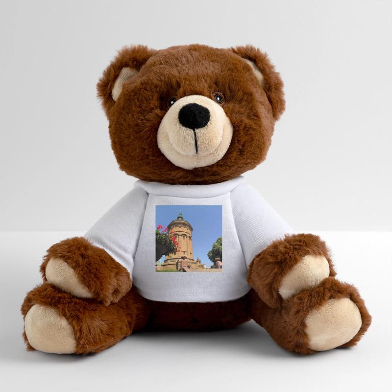 MANNHEIM WATER TOWER MiniFeet® RecycelBär® Teddy Bear Brown