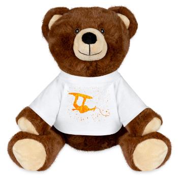 Stunt Wakeboard Surf Sports nautiques Wakesurf - Nounours RecycelBär® marron - blanc - Devant