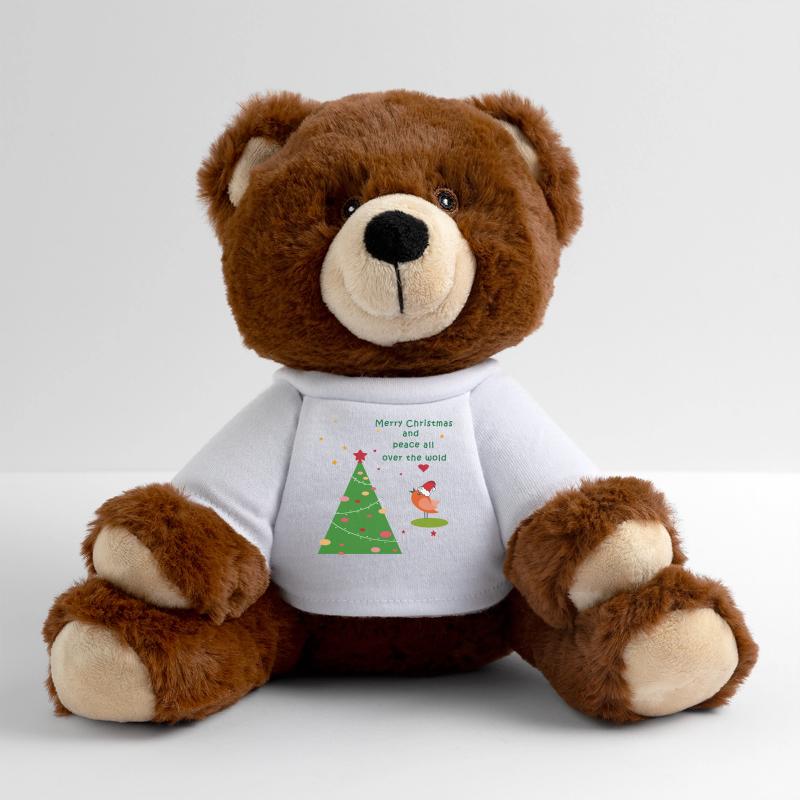 Merry Christmas MiniFeet® RecycelBär® Braun