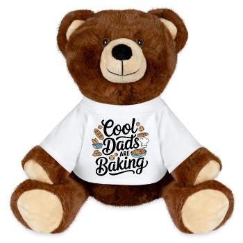 Cuisiner des papas cool - Nounours RecycelBär® marron - blanc - Devant