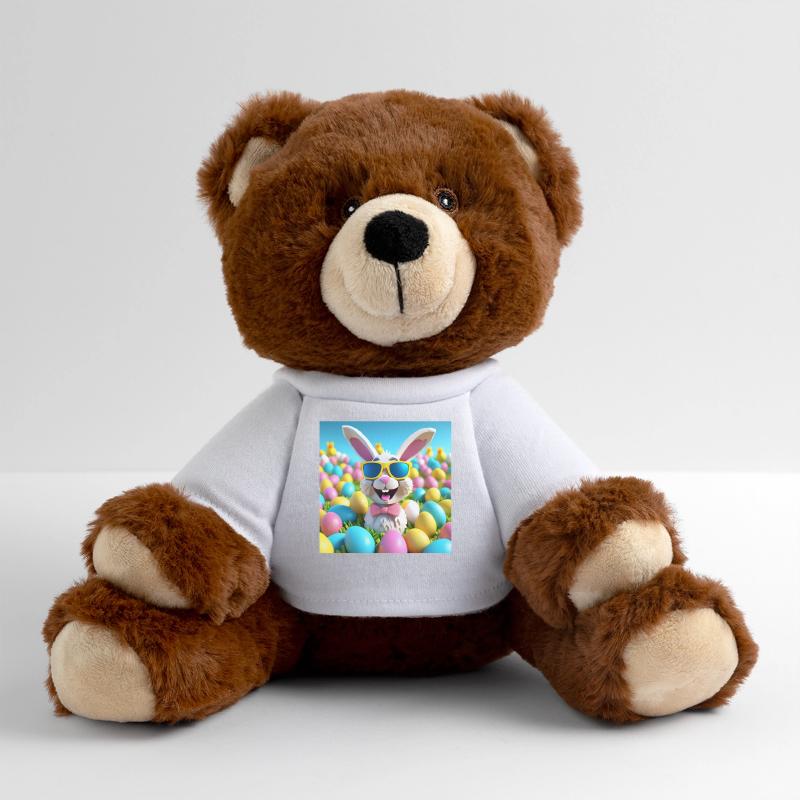 pâques, joyeuses pâques, easter Nounours RecycelBär® marron
