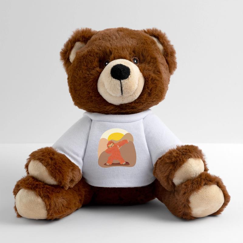 Sloths Dabbing MiniFeet® RecycelBär® Teddy Bear Brown