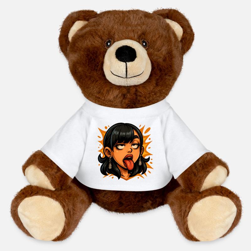 Grimace - Nounours RecycelBär® marron - blanc