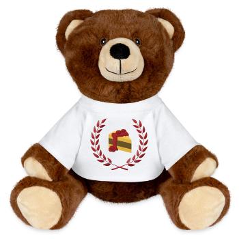 Cake Chocolate Sauce - MiniFeet® RecycelBär® Teddy Bear Brown - white - Front
