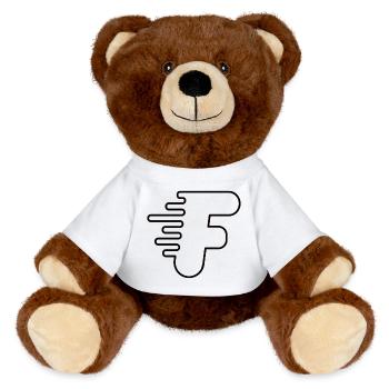LITIÈRE RAPIDE - Nounours RecycelBär® marron - blanc - Devant
