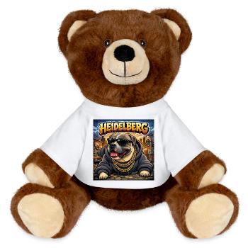Heidelberg Bulldog Streetstyle - MiniFeet® RecycelBär® Braun - Weiß - Vorne
