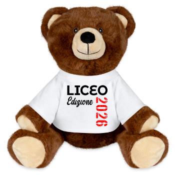Italie - Édition lycée 2026 - Nounours RecycelBär® marron - blanc - Devant