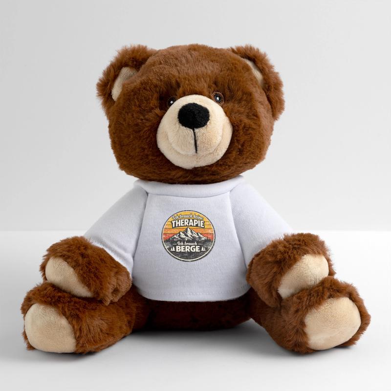 Berge statt Therapie Patch MiniFeet® RecycelBär® Braun