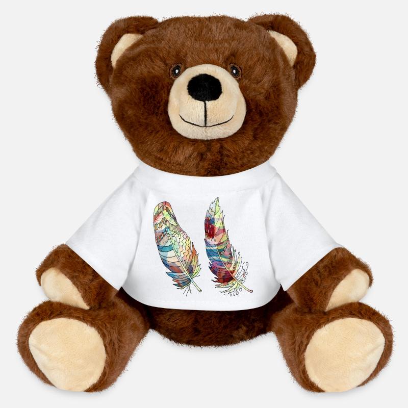 Stylo - Nounours RecycelBär® marron - blanc