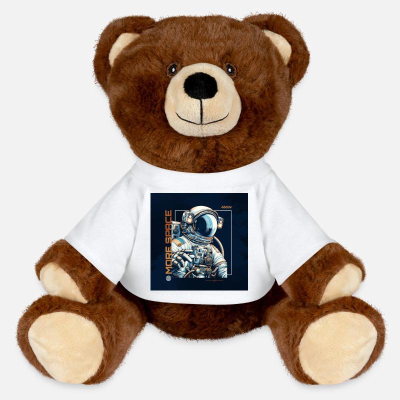 PLUS D’ESPACE - Nounours RecycelBär® marron - blanc