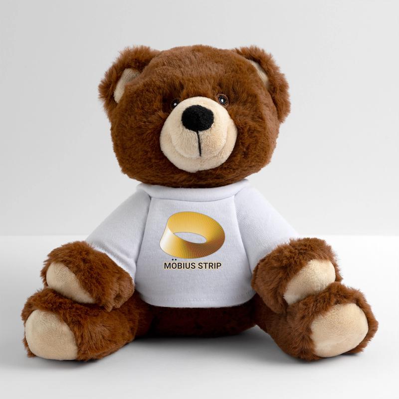 Ruban de Möbius Doré Nounours RecycelBär® marron