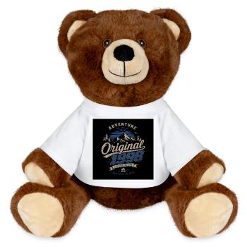 Adventure 1998 – Édition limitée vintage outdoor - Nounours RecycelBär® marron - blanc - Devant