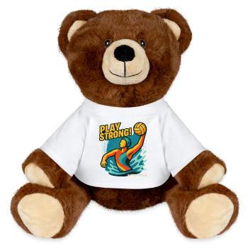 Power Water Polo - MiniFeet® RecycelBär® Braun - Weiß - Vorne
