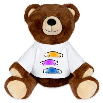 automobiles - MiniFeet® RecycelBär® Teddy Bear Brown - white - Front
