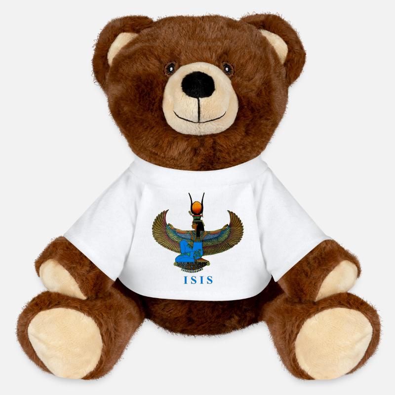 Goddess Isis Creation Louis RUNEMBERG © Adagp - MiniFeet® RecycelBär® Teddy Bear Brown - white