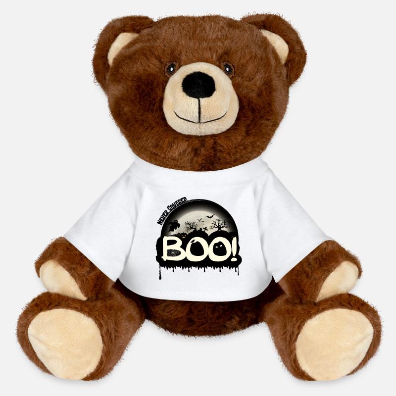 Buhruf! - MiniFeet® RecycelBär® Braun - Weiß