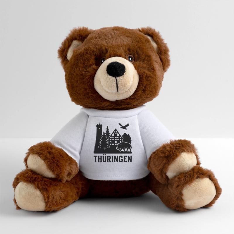 Silhouette Thuringe Nounours RecycelBär® marron