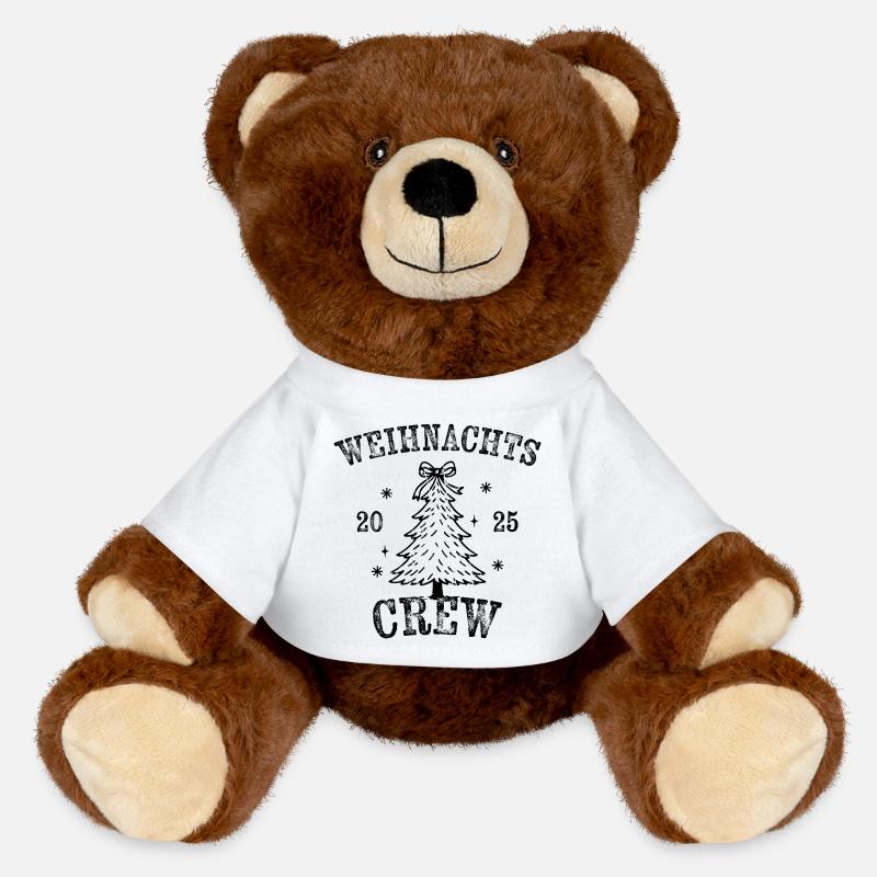 Équipage de Noël 2025 - Nounours RecycelBär® marron - blanc