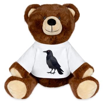 Raven - MiniFeet® RecycelBär® Teddy Bear Brown - white - Front