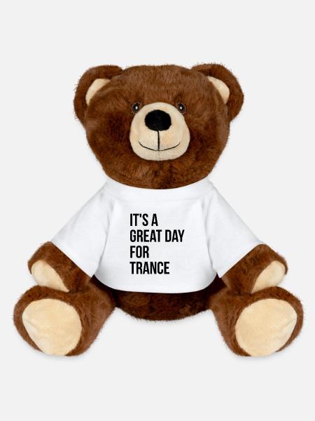 Trance Trance Trance - MiniFeet® RecycelBär® Braun - Weiß