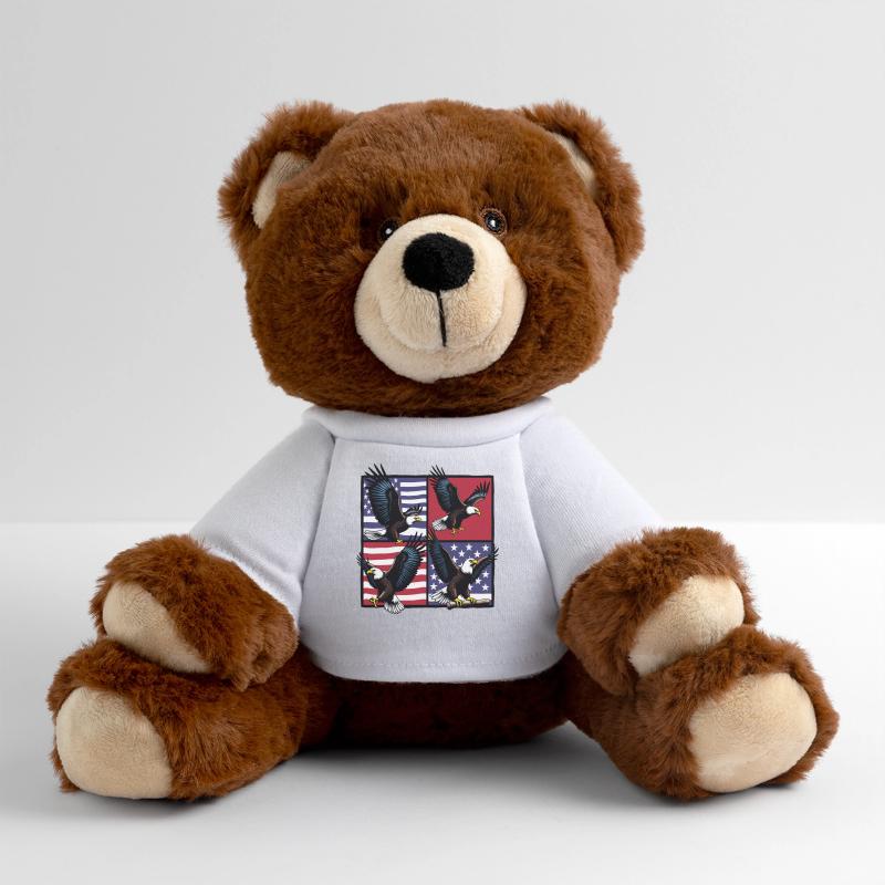 Pygargue à tête blanche Nounours RecycelBär® marron