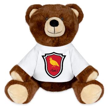 Aunis - MiniFeet® RecycelBär® Teddy Bear Brown - white - Front