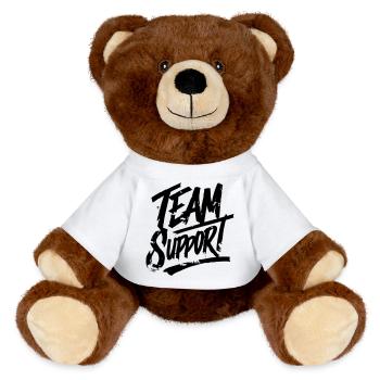Association de soutien d'équipe - Nounours RecycelBär® marron - blanc - Devant