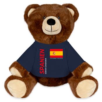 Gran Canaria - MiniFeet® RecycelBär® Teddy Bear Brown - french navy - Front