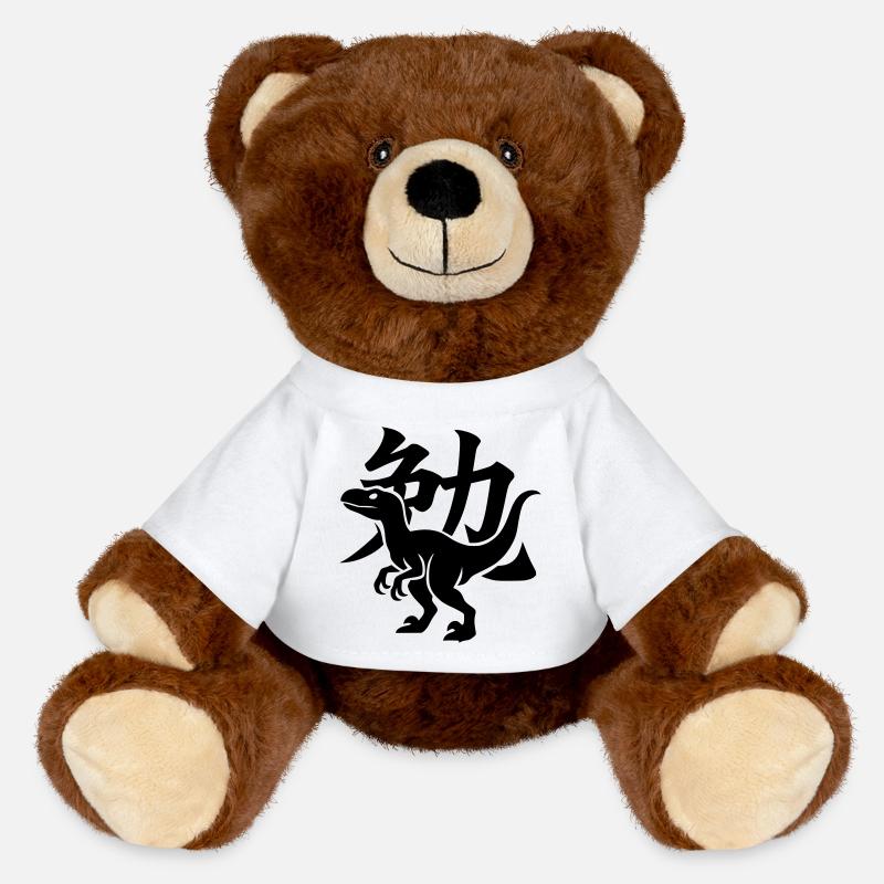 Raptor Kanji Ben - MiniFeet® RecycelBär® Braun - Weiß