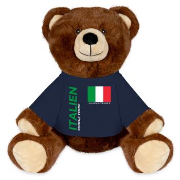 Cinque Terre - Nounours RecycelBär® marron - bleu marine - Devant