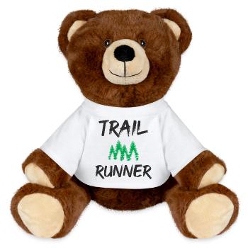 Coureur de trail - Nounours RecycelBär® marron - blanc - Devant