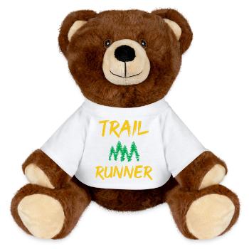 Coureur de trail - Nounours RecycelBär® marron - blanc - Devant