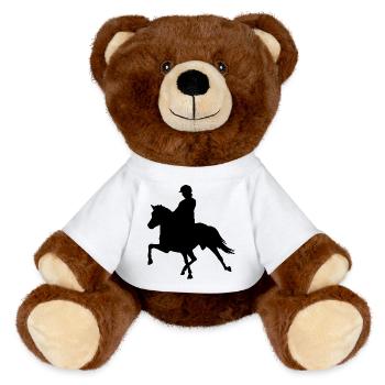 Avenant de passeport - Nounours RecycelBär® marron - blanc - Devant