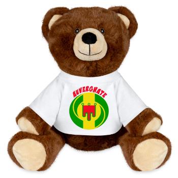 Auvergne - MiniFeet® RecycelBär® Braun - Weiß - Vorne