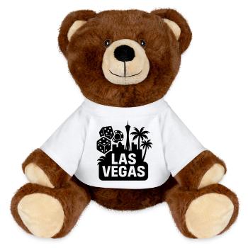 Las Vegas, Nevada, États-Unis - Nounours RecycelBär® marron - blanc - Devant