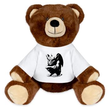 Chimère pour les produits légers - Nounours RecycelBär® marron - blanc - Devant