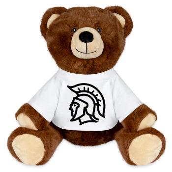 Spartan - MiniFeet® RecycelBär® Teddy Bear Brown - white - Front