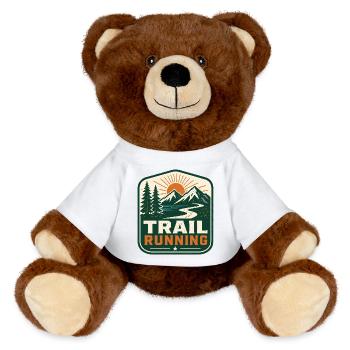 trail running - MiniFeet® RecycelBär® Teddy Bear Brown - white - Front