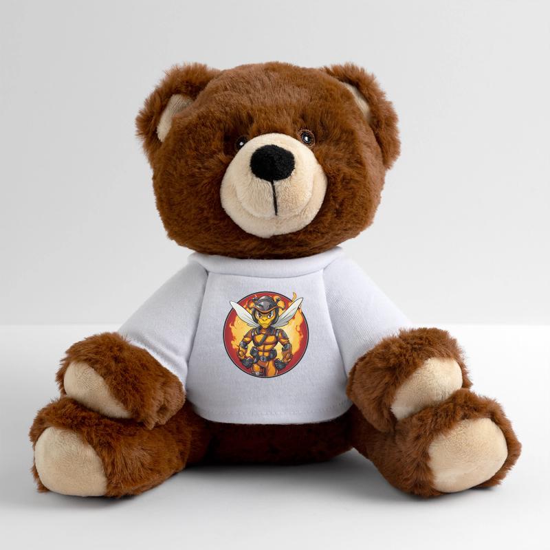 Wasp Fire Brigade MiniFeet® RecycelBär® Teddy Bear Brown