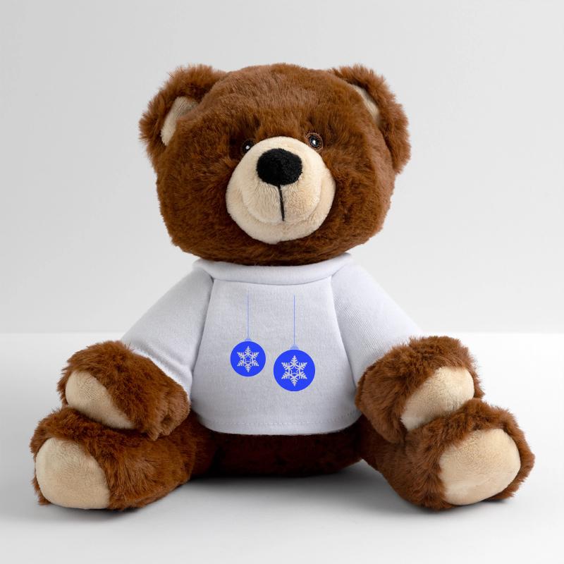 Weihnachtskugeln Stern MiniFeet® RecycelBär® Braun