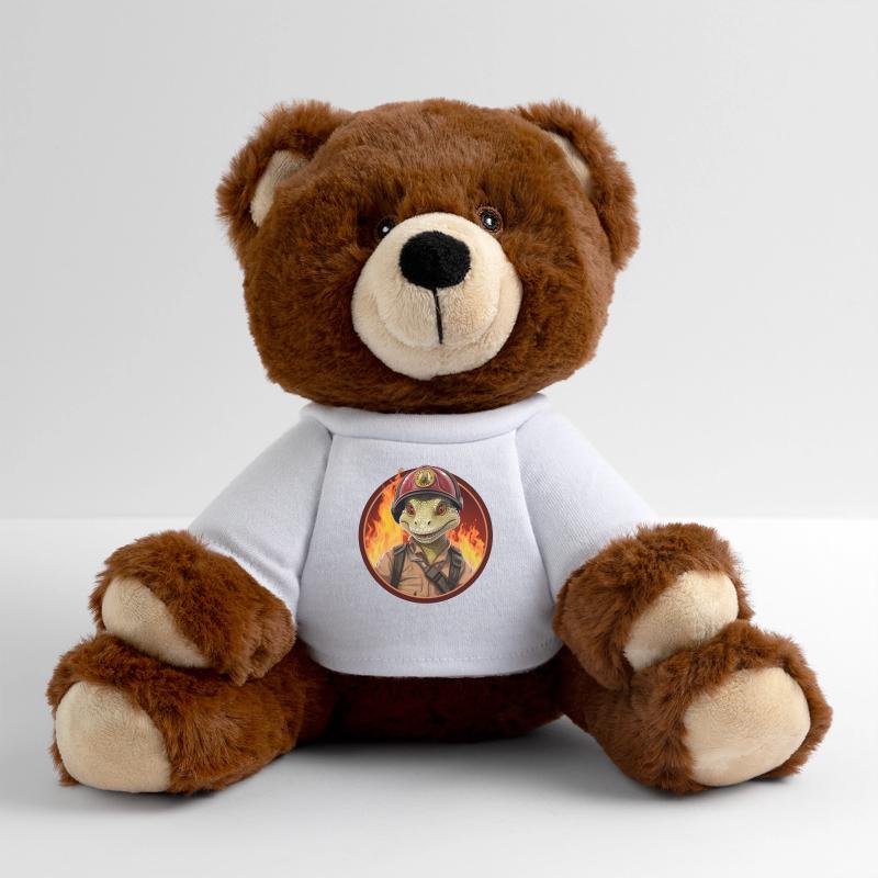 Brigade de pompiers Lizard Nounours RecycelBär® marron