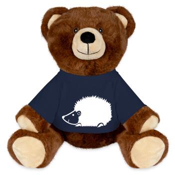 igel - MiniFeet® RecycelBär® Braun - French Navy - Vorne