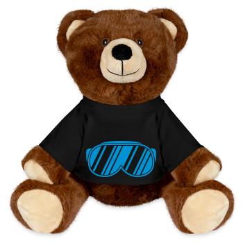 Lunettes de ski - Nounours RecycelBär® marron - noir - Devant