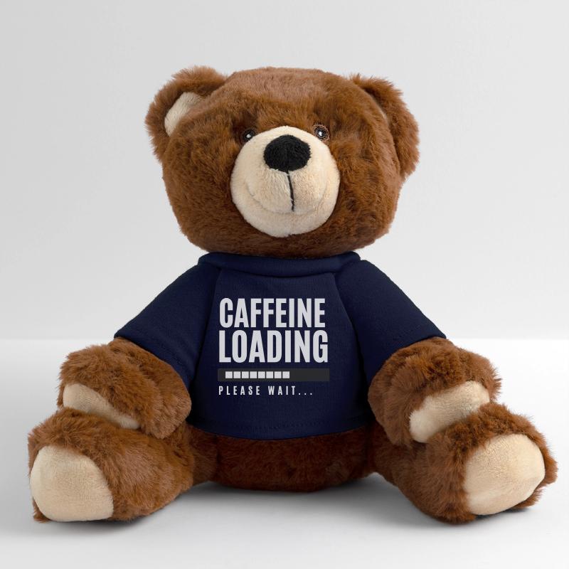 Caffeine Loading Please Wait MiniFeet® RecycelBär® Teddy Bear Brown