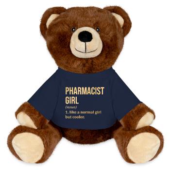 Apotheke - MiniFeet® RecycelBär® Braun - French Navy - Vorne