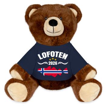 Lofoten 2026 - MiniFeet® RecycelBär® Braun - French Navy - Vorne