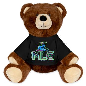 Major League Gaming - MiniFeet® RecycelBär® Teddy Bear Brown - black - Front