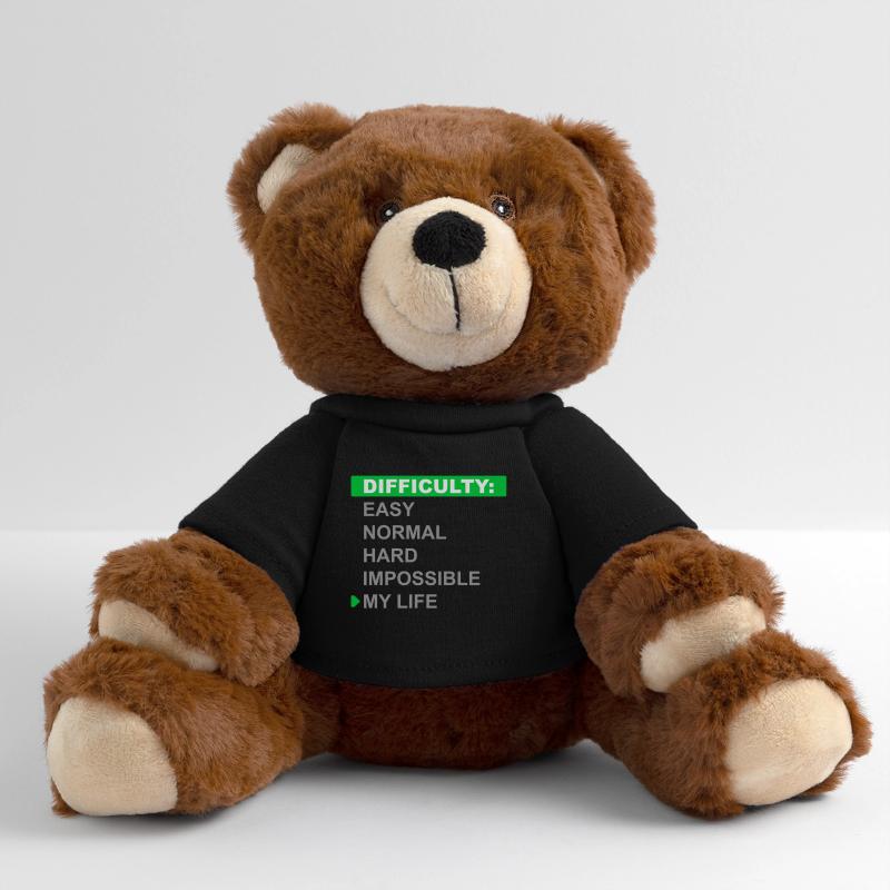 Difficulty Mode – My Life MiniFeet® RecycelBär® Teddy Bear Brown