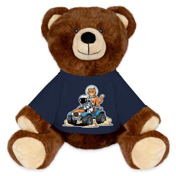Red Cat Astronaut Quad Lunar Space - MiniFeet® RecycelBär® Braun - French Navy - Vorne