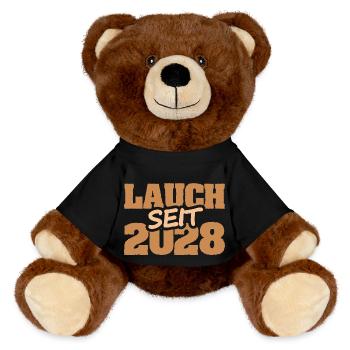 2028 - Nounours RecycelBär® marron - noir - Devant